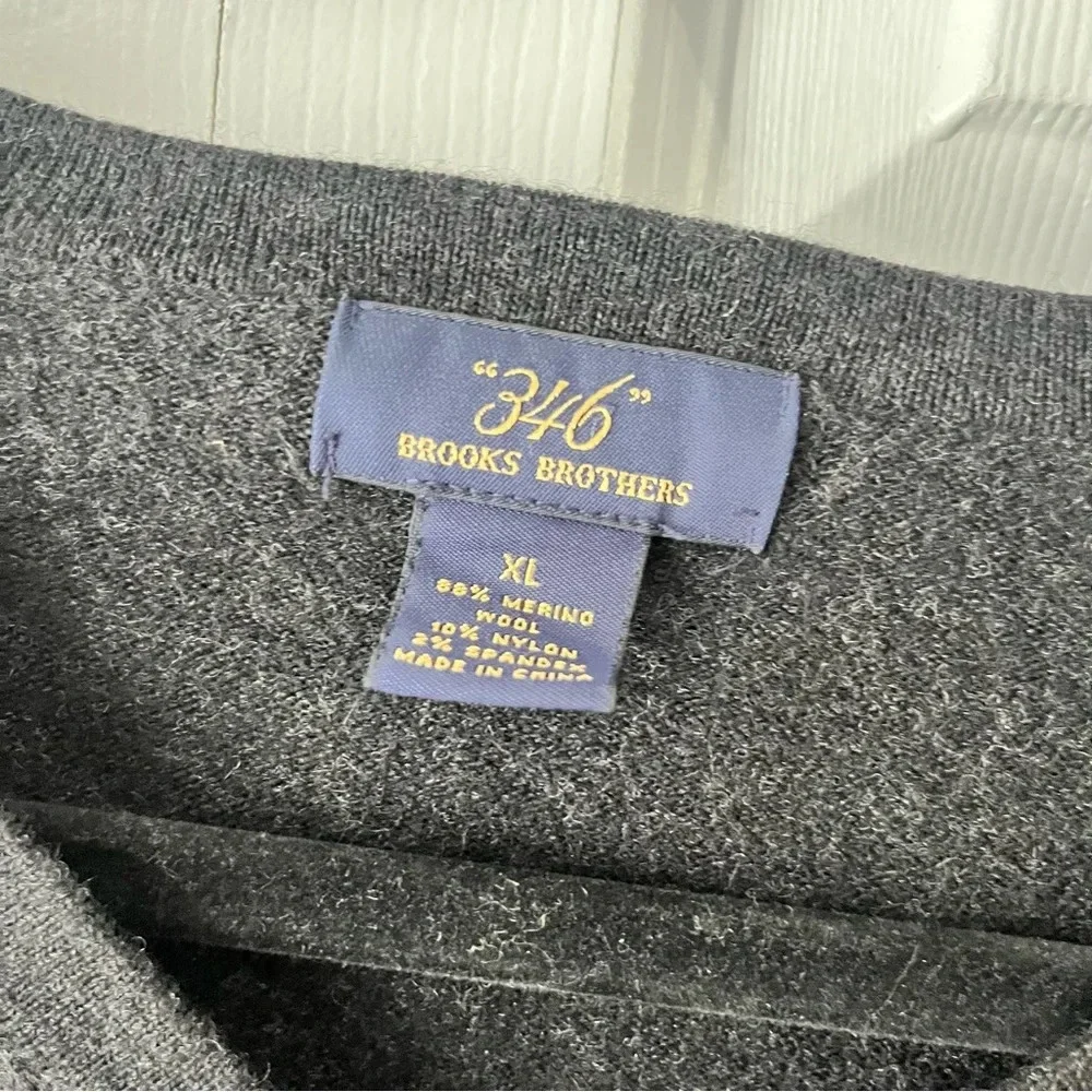 Brooks Brothers 346 Stretch Merino Wool Sweater